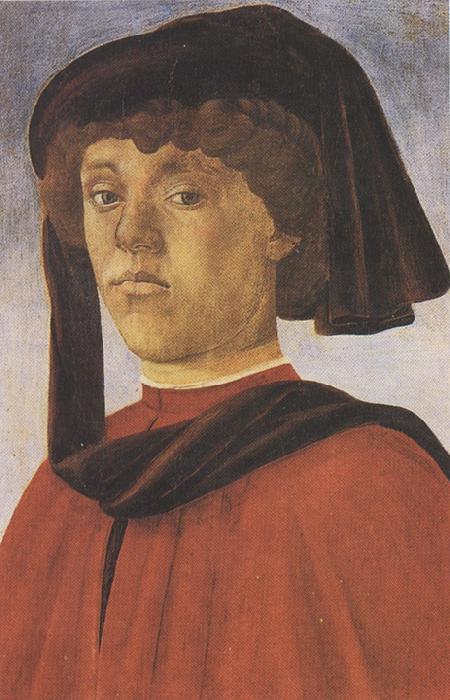 Sandro Botticelli Portrait of a Young Man (mk36) Sweden oil painting art